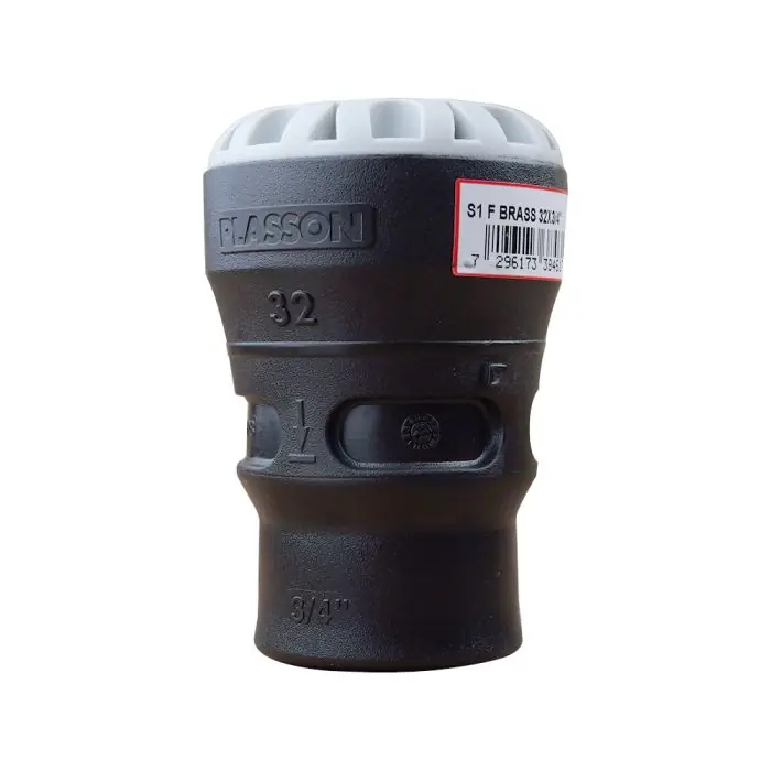 Promotion Saisonnière Raccord droit encliquetable PE Ø32 - Laiton femelle 3/4" - Série 1 - Plasson