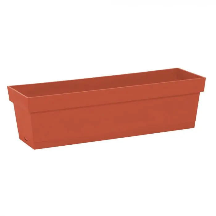 Jardinière Toscane avec plateau clipsé 60x18x16,7cm 13L – Potiron Retour Gratuit