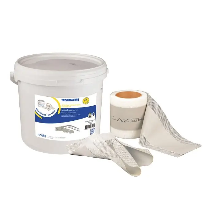 Système d‘étanchéité liquide (SEL) pot de 5 kg + bande et angle Promotion Saisonnière