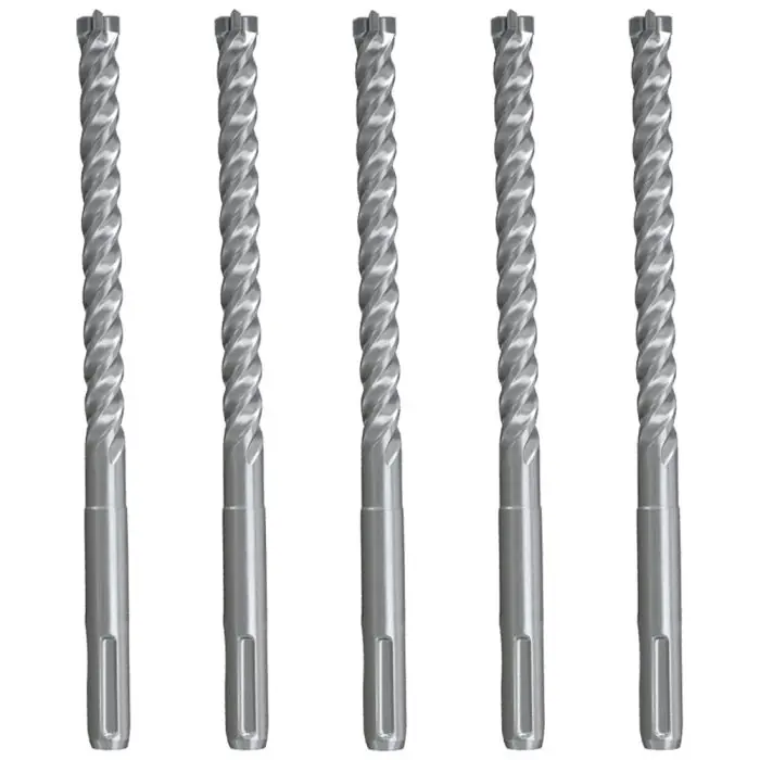 Certifié Set de 5 forets béton Ø10 x 215 mm SDS+ Quattric II - Fischer