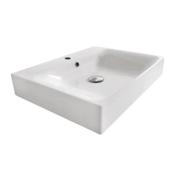 Retour Gratuit Lavabo céramique Cento à poser ou à suspendre Cristina Ondyna