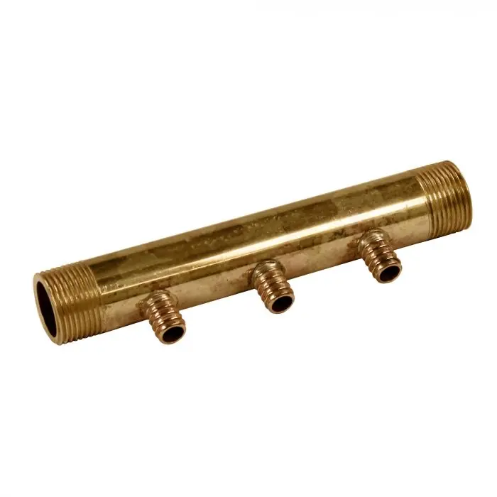 Vente Flash Collecteur 3/4&Prime; (20/27) Mâle – 3 départs pour tube PER Ø12 – entraxe 40mm