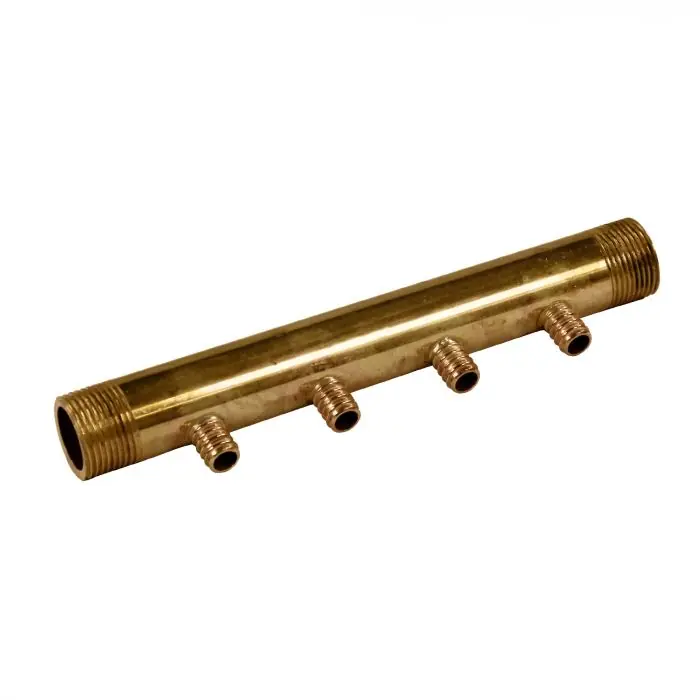 Collecteur 3/4" (20/27) Mâle - 4 départs pour tube PER Ø12 - entraxe 40mm Dernier Modèle