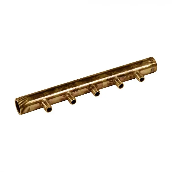 Prix Promo Collecteur 3/4" (20/27) Mâle - 5 départs pour tube PER Ø12 - entraxe 40mm