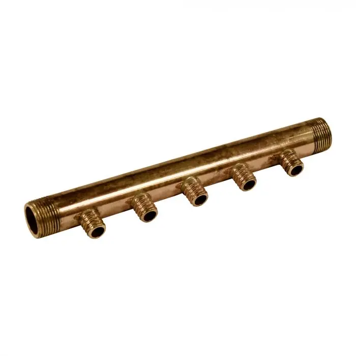 Prix Bas Collecteur 3/4" (20/27) Mâle - 5 départs pour tube PER Ø16 - entraxe 40mm