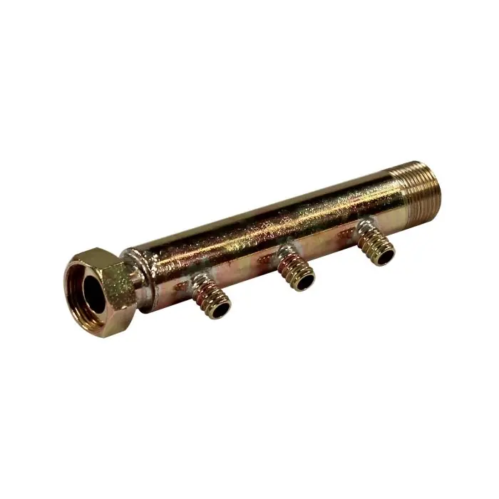 Collecteur 3/4" (20/27) Mâle + écrou tournant - 3 départs pour tube PER Ø12 - entraxe 40mm Expédition Rapide