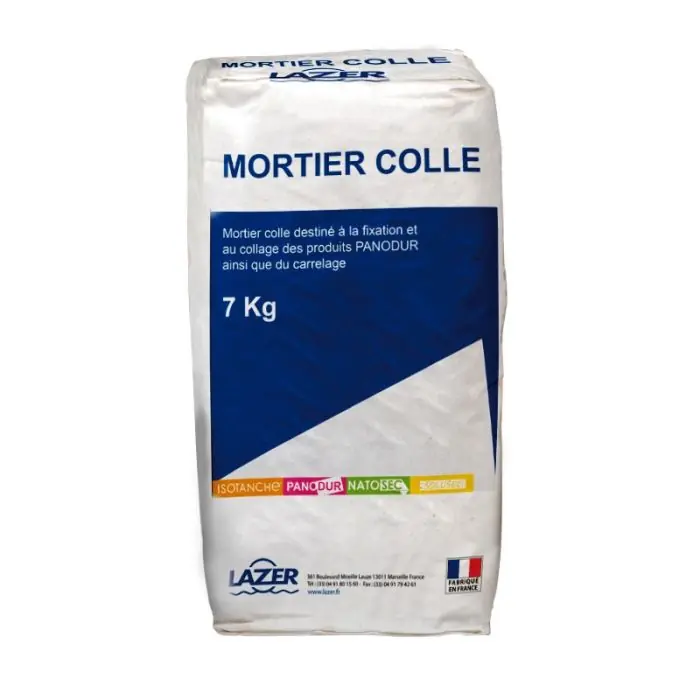Mortier-colle gris pour fixation et carrelage Panodur – Sac de 7 kg – Lazer 290369 Paiement Sécurisé
