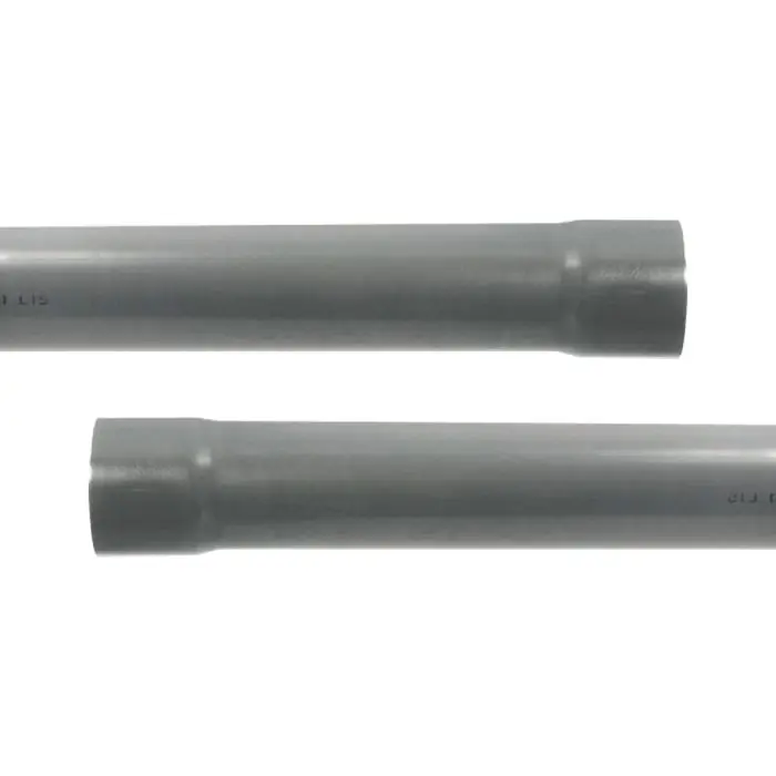 Petit Prix 2 Tubes PVC évacuation NF-Me prémanchonné - diamètre 80 mm - 4 mètres - ép. 3,0 mm - Arcanaute