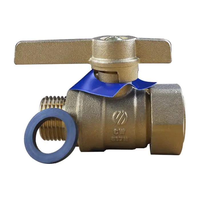 Robinet ACS avant compteur - Mâle 1/2" (15/21) Écrou libre 3/4" (20/27) - Lg 60 - Arco Vente Flash