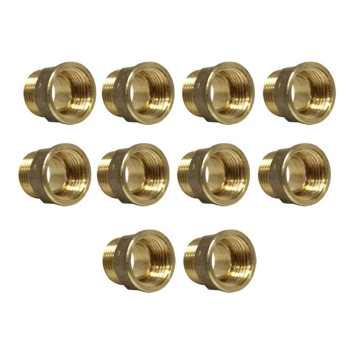 Lot de 10 Mamelon Laiton Egal Mâle/Femelle 1/2&Prime; (15/21) – Arcanaute Vente Directe