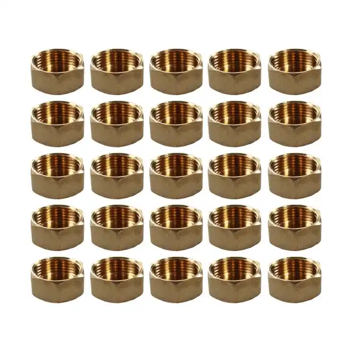 Lot de 25 Bouchons Laiton Femelle 3/4" (20/27) - Arcanaute Bon Marché