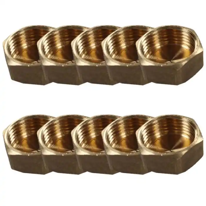 Offre Spéciale Lot de 10 Bouchons Laiton Femelle 1" (26/34) - Arcanaute