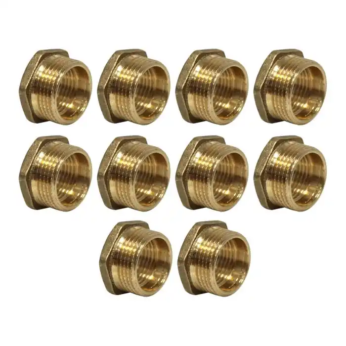 Retour Gratuit Lot de 10 Mamelons Laiton Réduit Mâle/Femelle 3/4"-1/2" (20/27-15/21) - Arcanaute