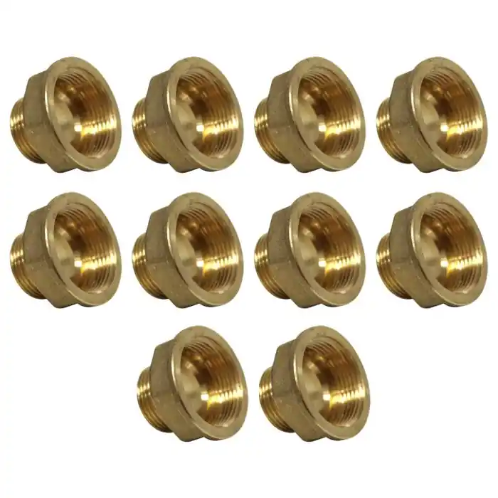 Lot de 10 Mamelons Laiton Femelle/Mâle Réduit 1"1/4-1" (33/42-26/34) - Arcanaute Offre Du Jour