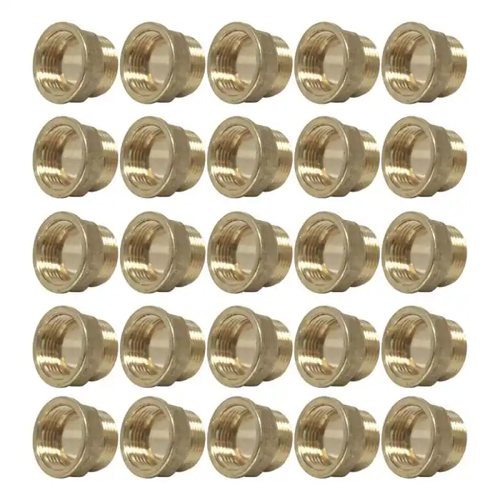 Nouvel Arrivage Lot de 25 Mamelons Laiton Egal Mâle/Femelle 3/4" (20/27) - Arcanaute