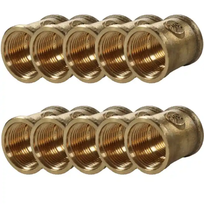 Lot de 10 Manchons Femelle Femelle "Série Forte" Égal 3/4" (20/27) - Arcanaute Pas Cher