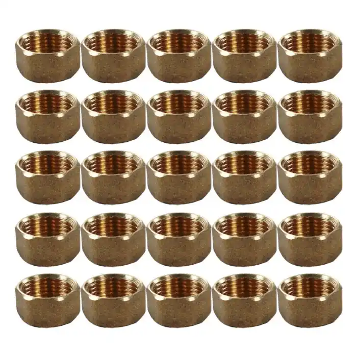 Lot de 25 Bouchons Laiton Femelle 3/8" (12/17) - Arcanaute Petit Prix