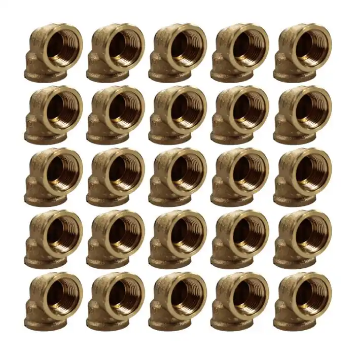 Nouvel Arrivage Lot de 25 Coudes Laiton Femelle 1/2" (15/21) - Arcanaute