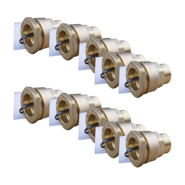 Petit Prix Lot de 10 Manchons laiton droit PEHD Ø25 Mâle 3/4" (20/27) - ACS 16 Bar - Arco