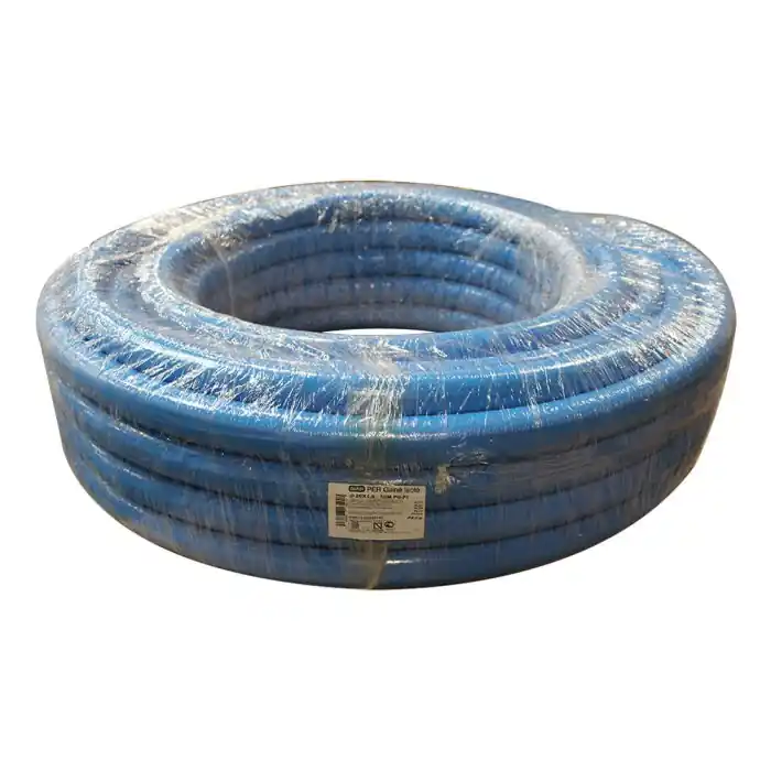 Petit Prix 50m Tube PER Prégainé Isolé Ø20 Bleu - 9 mm isolant - Barbi Blansol