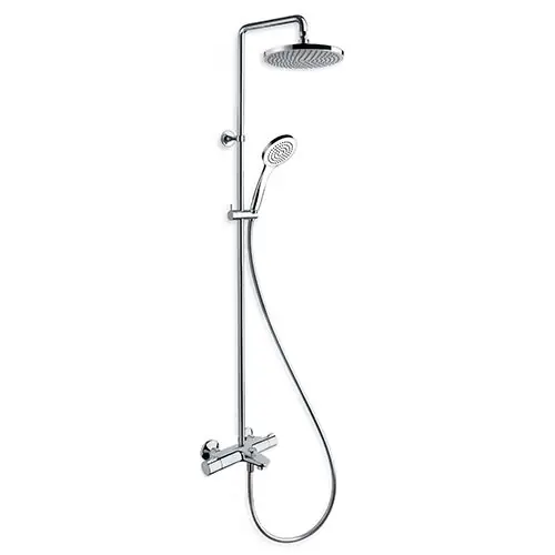 Authentique Colonne Bain/douche thermostatique THETA Chromé – Cristina Ondyna