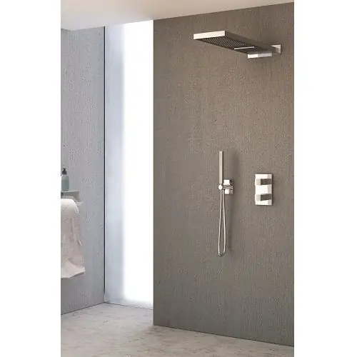 Pack douche thermostatique encastré QUADRI Cascade - Cristina Ondyna Nouvel Arrivage