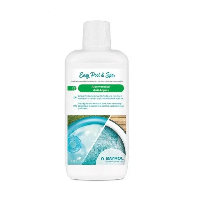 Meilleur Choix Bidon de 1L d‘anti-algues spécial piscine hors sol et spa gonflable – Bayrol