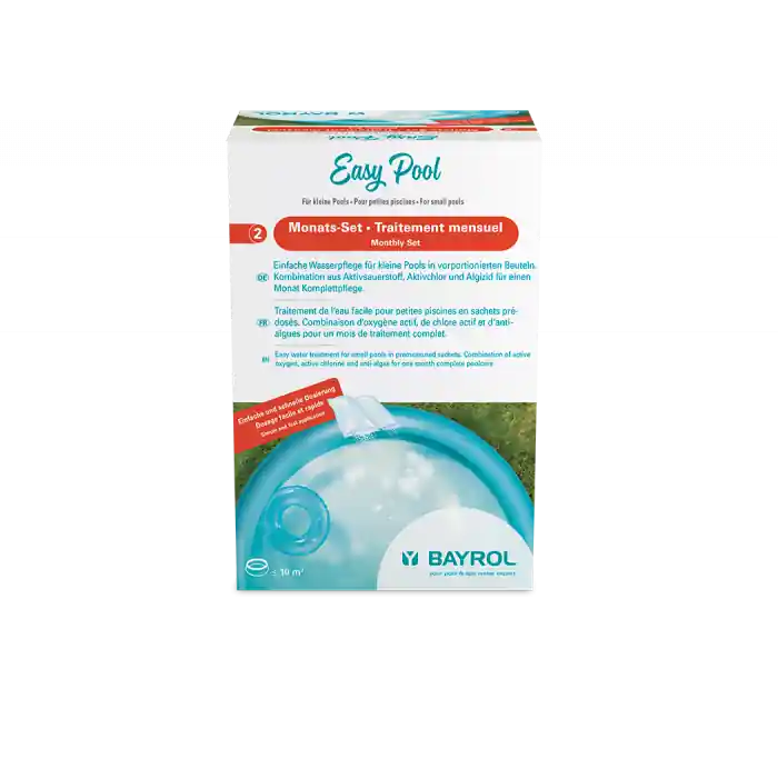 Achetez Aujourd'hui Traitement mensuel d‘oxygène actif, de chlore et d‘anti-algues spécial piscine hors sol et spa gonflable - Bayrol