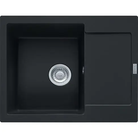 Petit Prix Évier de cuisine Maris Fragranit+ MRG611-62 – 620 x 500 x 205 mm – Noir mat – Sous-meuble 45 cm – Franke