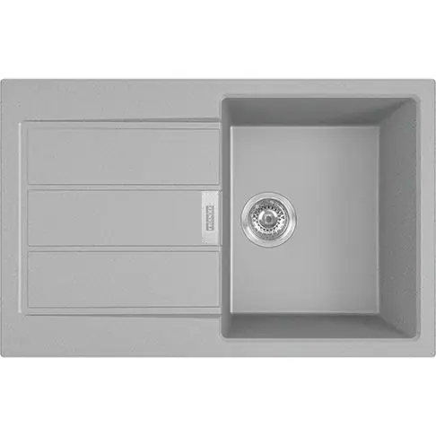Évier de cuisine Sirius 2 Tectonite S2D611-78 - Sous-meuble 50 cm - 780 x 500 x 200 mm - Urban Grey - Franke Top Vente
