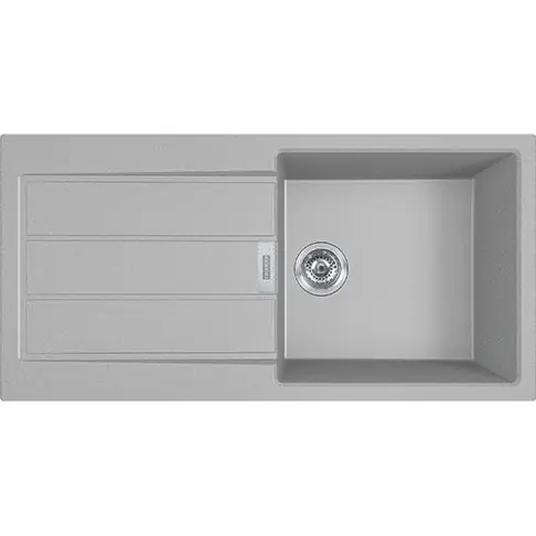 Petit Prix Évier de cuisine Sirius 2 Tectonite S2D611-100 - Sous-meuble 60 cm - 1000 x 500 x 200 mm - Urban Grey - Franke