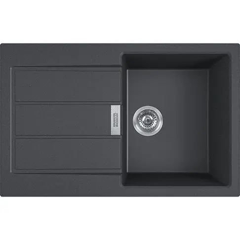 Pas Cher Évier de cuisine Sirius 2 Tectonite S2D611-78 - Sous-meuble 50 cm - 780 x 500 x 200 mm - Carbone - Franke