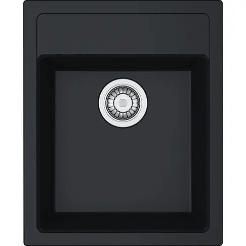 Achat Immédiat Évier de cuisine Sirius 2 Tectonite SID610-43 – Sous-meuble 45 cm – 430 x 530 x 200 mm – Carbone – Franke