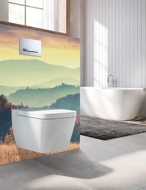Acheter En Ligne Panneau mural Decofast – Autour du Monde – pour habillage Bâti-support – 1500 x 1200 x 3 mm – Automne – Lazer