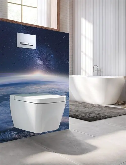 Panneau mural Decofast - Autour du Monde - pour habillage Bâti-support - 1500 x 1200 x 3 mm - Cosmos - Lazer Solde