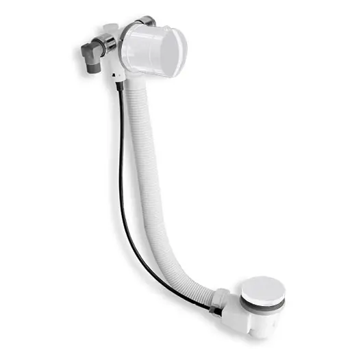 Vente Flash Vidage baignoire laiton automatique avec aérateur – Whitemat – Diamètre sortie Ø50 mm – Cristina Ondyna