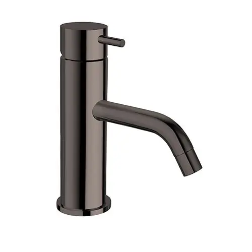 Quantité Limitée Robinet mitigeur lavabo TRIVERDE Chromé noir avec bonde up&down - Cristina Ondyna