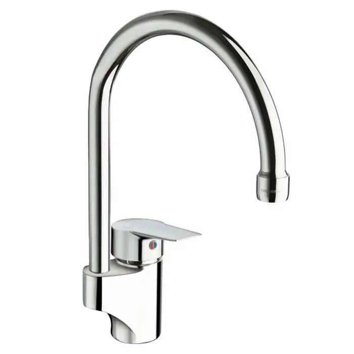 Marque Robinet mitigeur lavabo bec haut mobile OPEN avec vidage plastique - Cristina Ondyna