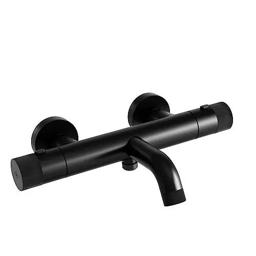 Robinet mitigeur thermostatique bain douche EAST SIDE - Blackmat - Cristina Ondyna Prix Réduit