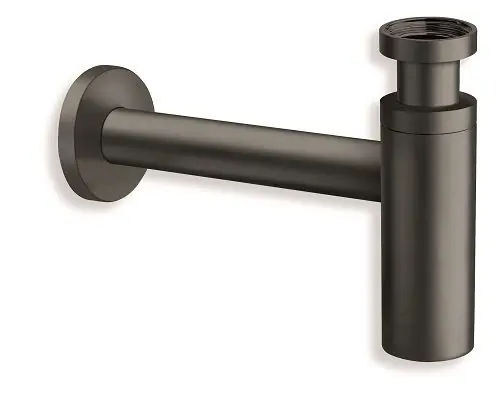 Siphon lavabo laiton design chromé noir brossé – Hauteur réglable – G1&Prime;1/4 (33/42) – Cristina Ondyna Jusqu&rsquo;à Épuisement Des Stocks
