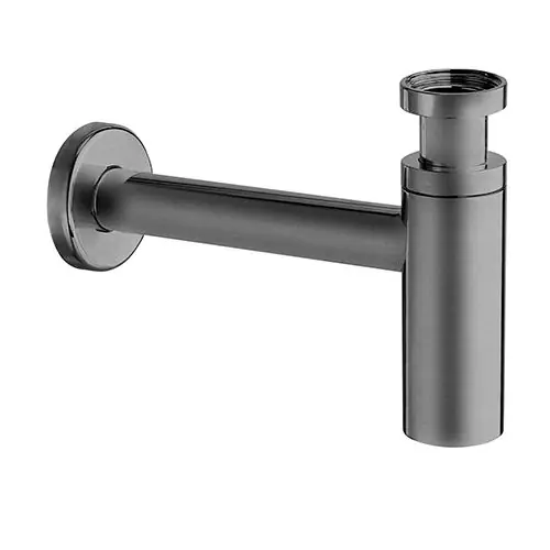 Siphon lavabo laiton design métal brossé – Hauteur réglable – G1&Prime;1/4 (33/42) – Cristina Ondyna Promotion Saisonnière