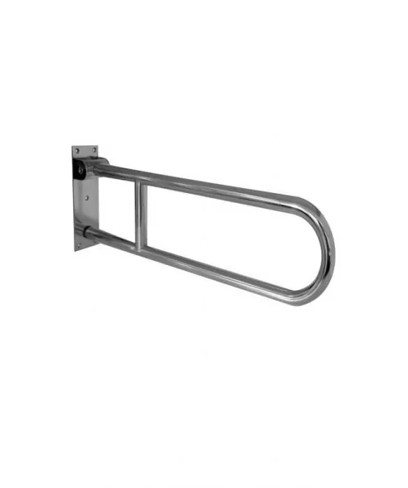Meilleur Prix Barre d‘appui relevable en inox 304 poli brillant - Ø32 x H 168 x L 750 mm - 5 points - chromée - Regiplast