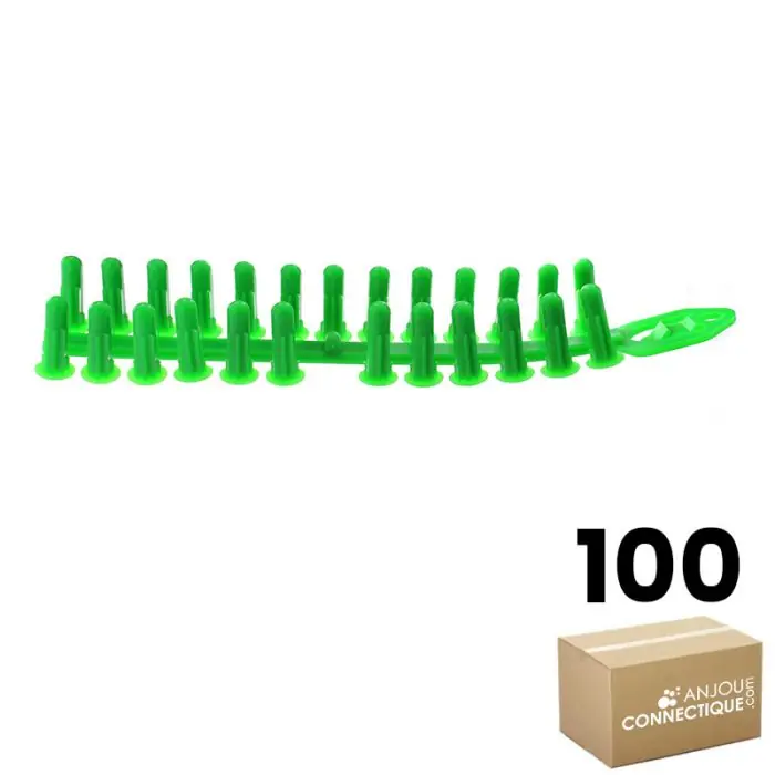 Remise Boîte de 100 chevilles AGGRIP vertes multimatériaux type 2-5 - Ø6 mm - Longueur 23 mm - Ram