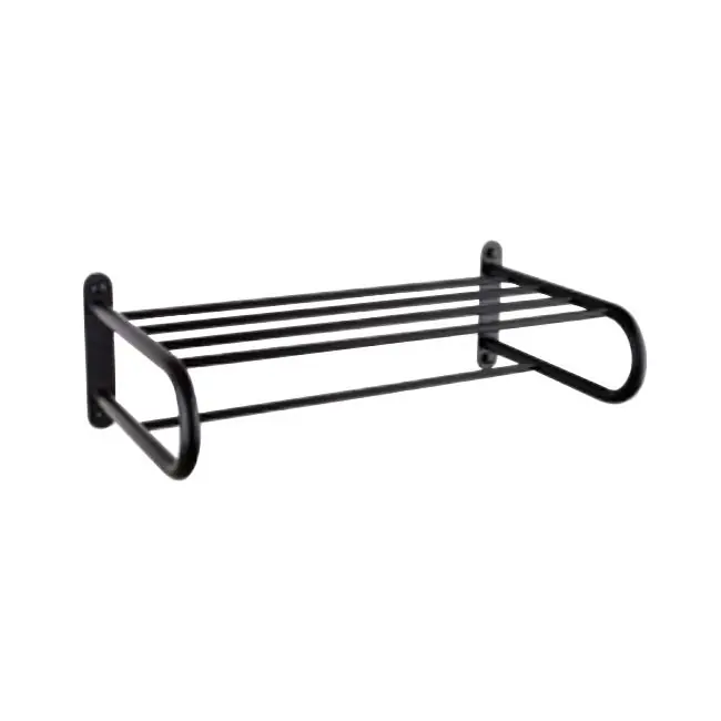 Etagère porte-serviettes TITO en laiton massif noir mat – 48,5 x 27 x h 15 cm – Koh-i-Noor Paiement Sécurisé