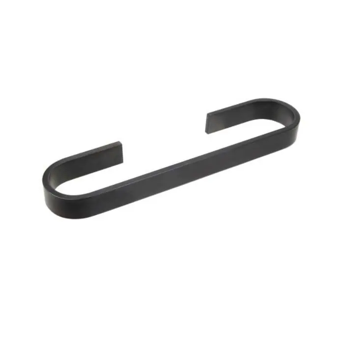Affaire À Saisir Porte-serviette MATERIA en aluminium brillant éloxé noir – L32 x l7,6 x h3 cm – avec adhésif 3M – Koh-I-Noor