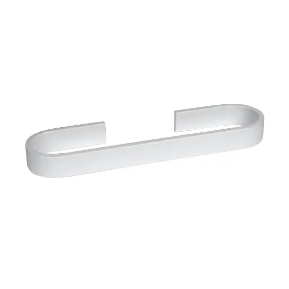 Porte-serviette MATERIA en aluminium brillant éloxé blanc - L60 x l7,6 x h3 cm - avec adhésif 3M - Koh-I-Noor Achat Immédiat