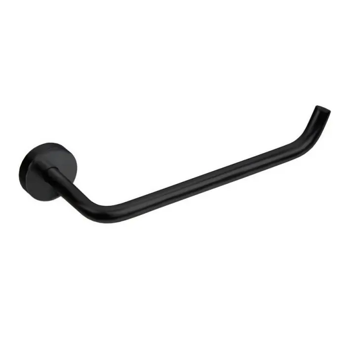 Dernier Modèle Porte-rouleaux wc TITO en laiton massif noir mat – 17,8 x 7 x h 3,5 cm – Koh-I-Noor