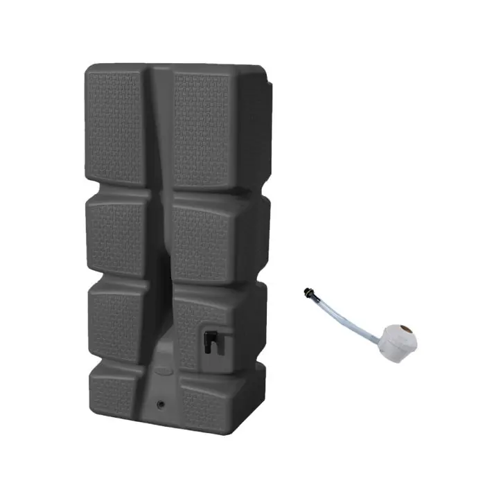 Meilleur Choix Récupérateur d‘eau 310L RECUP‘ECO avec kit collecteur inclus – 60 x 40 x 133 cm – EDA