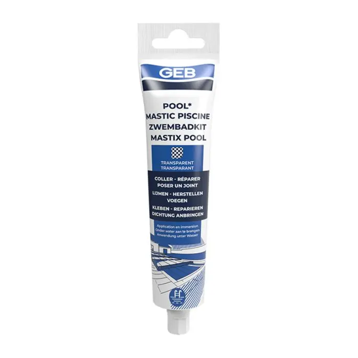 Produit De Marque POOL Mastic piscine transparent tube de 80 ml - GEB