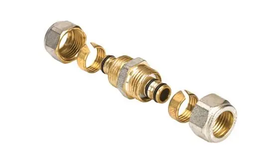 Manchon Multicouche à compression égal Droit Ø16x2,0 - Henco Certifié
